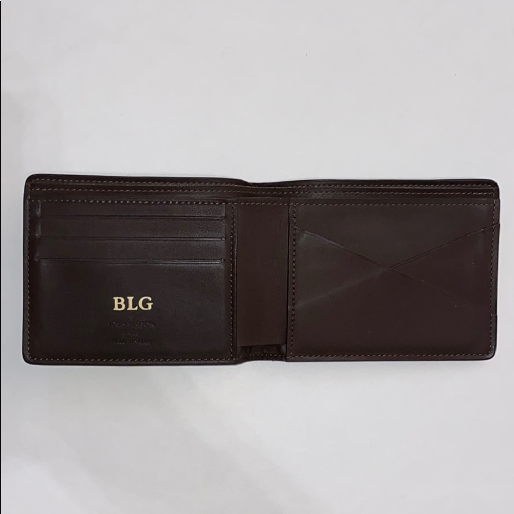 Louis Vuitton Brown Leather Wallet - Picture 4 of 6